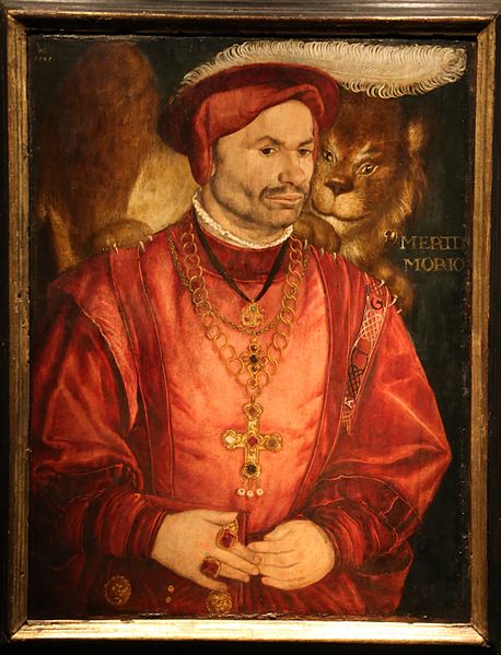 Mertl  Jester to Wilhelm IV of Bavaria 1545 by Hans Mielich  Bayerisches Nationalmuseum Munchen
